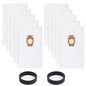 10 Pack Vacuum Cleaner Bags and 2 Belts Compatible with Kirby Vacuum Bags 204811, 204814, 205811 Style F, Fit for All Kirby Sentria Vacuum G Series, Avalir (10 Bags + 2 Belts)